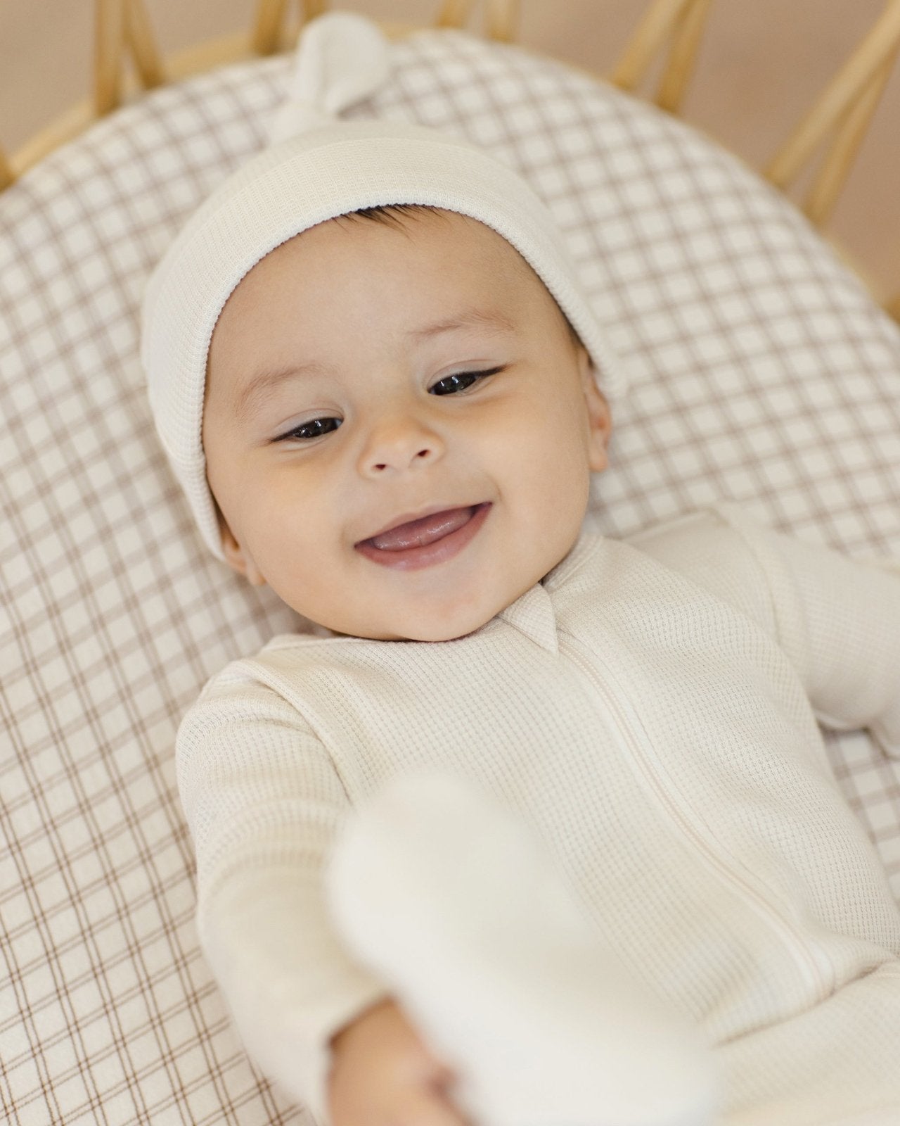 Quincy Mae Waffle Sleep Set, Natural - Flying Ryno