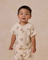Quincy Mae Woven Boxy Top and Short Set, Teddy - Flying Ryno