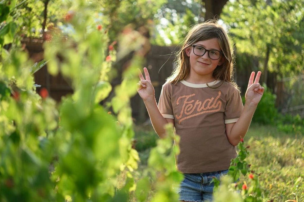 River Road Clothing Company Feral Vintage Ringer (Youth) - Flying Ryno