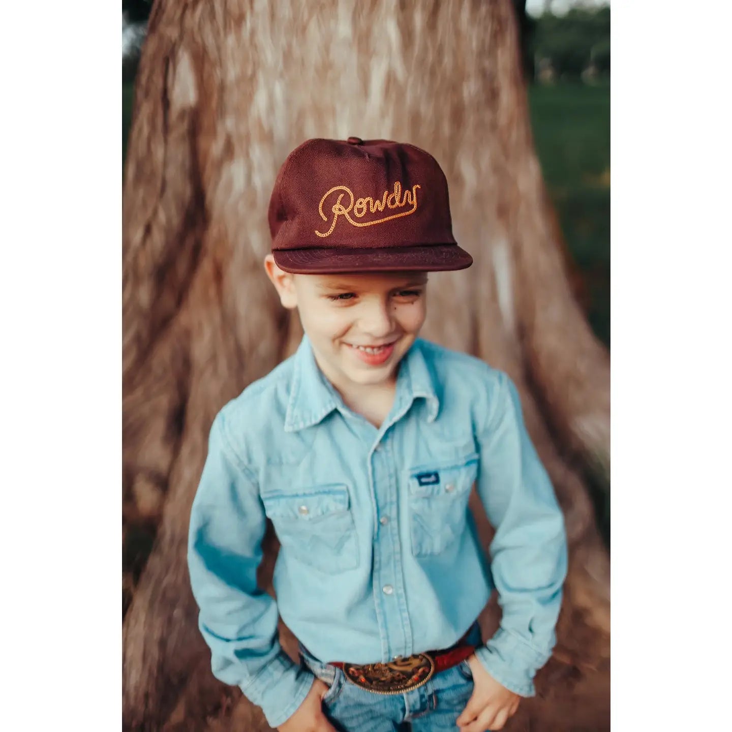 River Road Clothing Company Rowdy Snapback Hat (Youth) - Flying Ryno