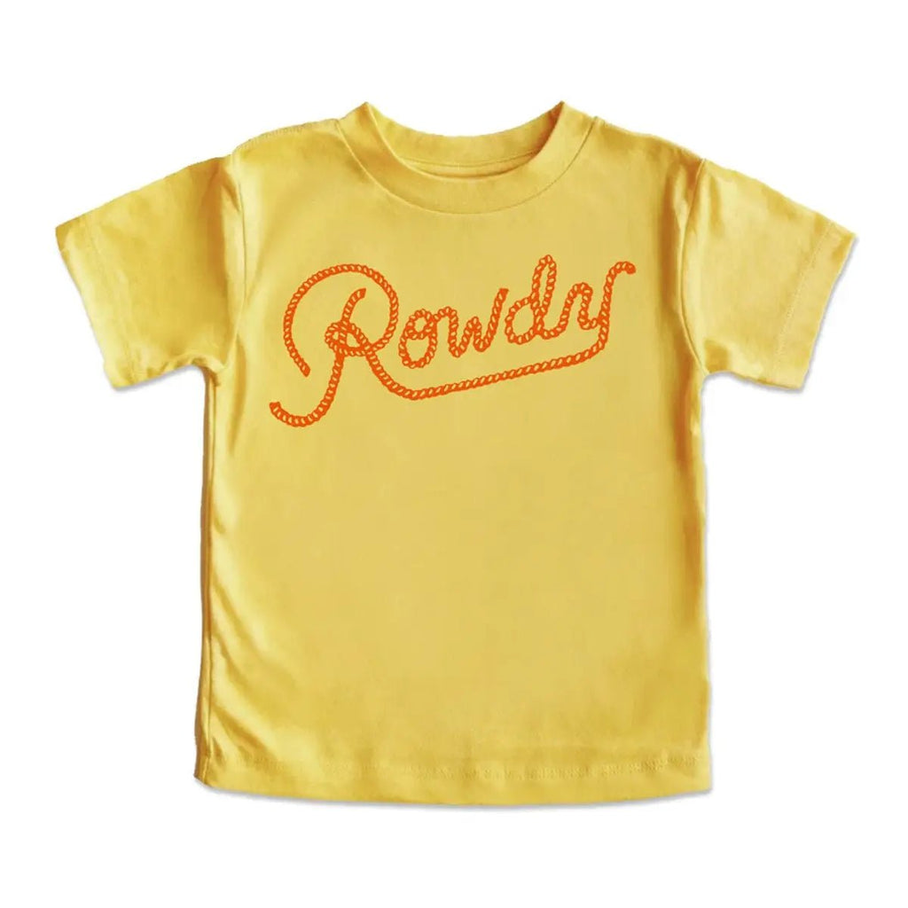 River Road Clothing Company Rowdy Youth, Yellow - Flying Ryno
