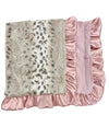 Rockin Royalty Dusty Pink Snowcat Blanket - Flying Ryno