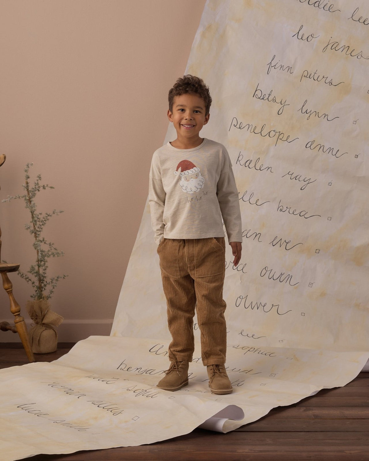 Rylee and Cru Long Sleeve Tee, Santa - Flying Ryno