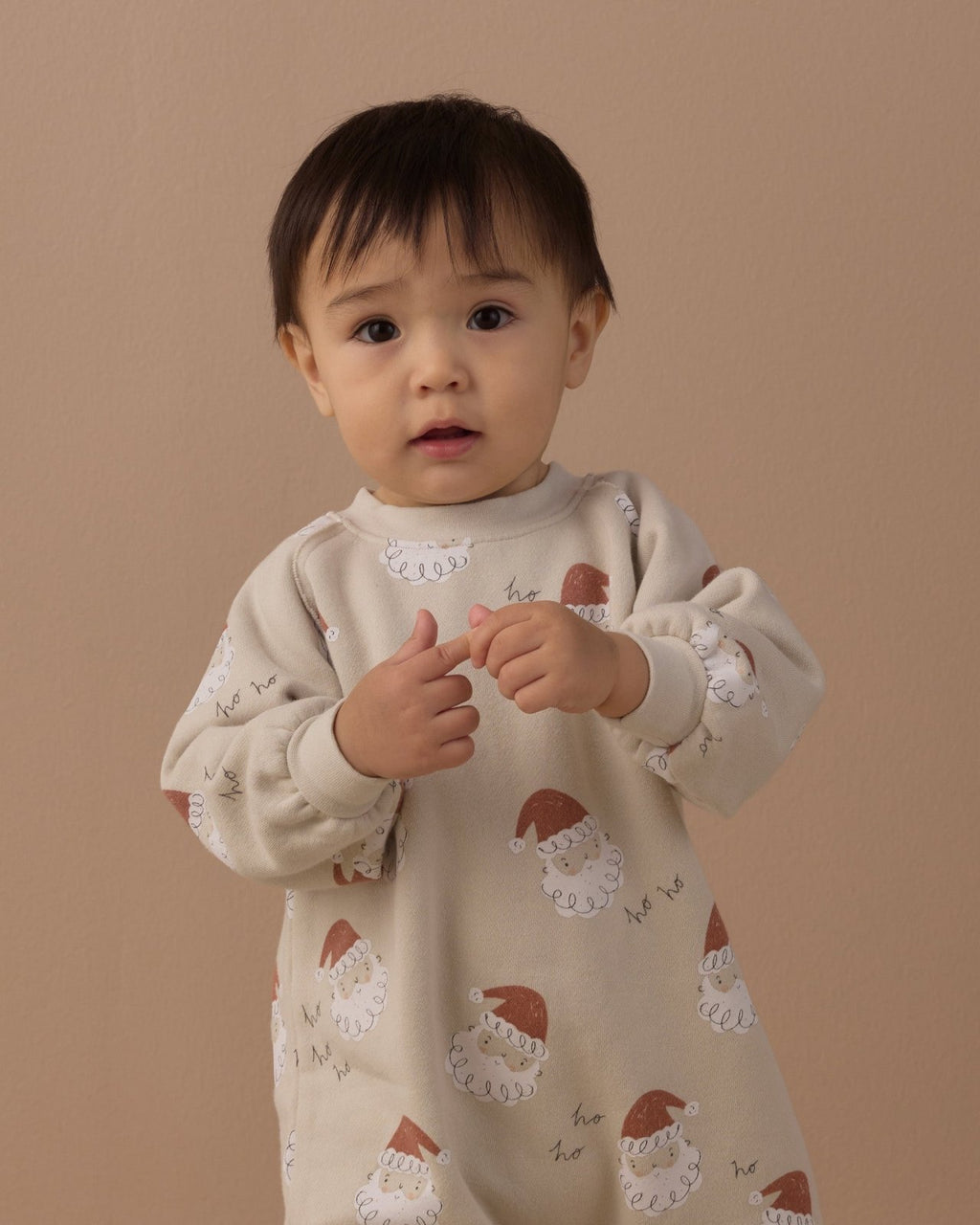 Rylee and Cru Raglan Jumpsuit, Santa - Flying Ryno