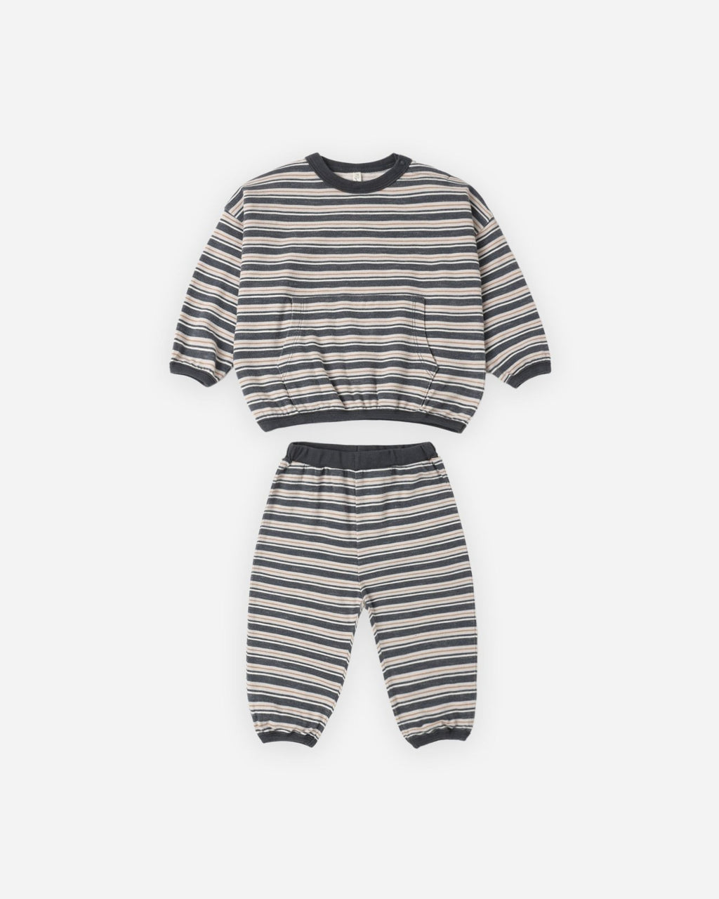 Rylee and Cru Relaxed Set, Blue Stripe - Flying Ryno