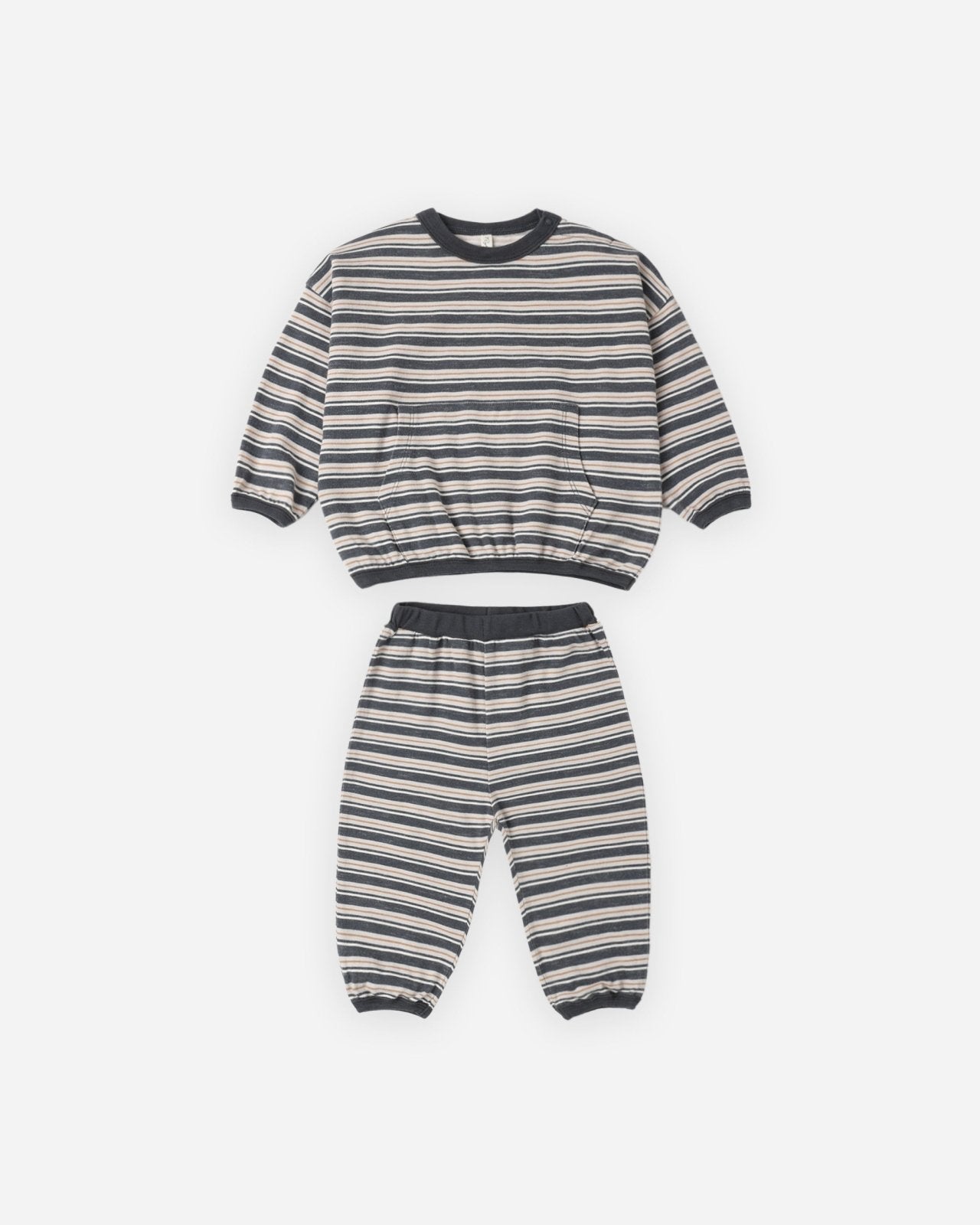 Rylee and Cru Relaxed Set, Blue Stripe - Flying Ryno