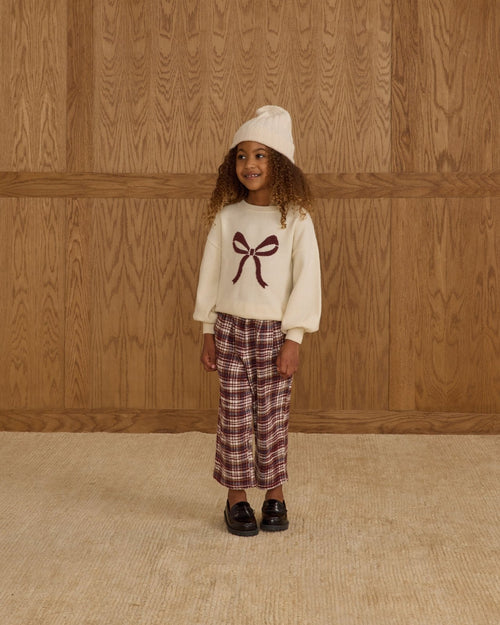 Rylee + Cru Aspen Sweater, Bow - Flying Ryno