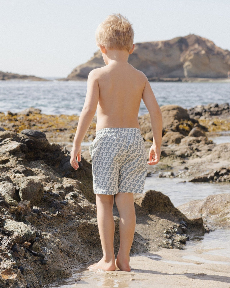 Rylee + Cru Boardshort, Ocean Waves - Flying Ryno