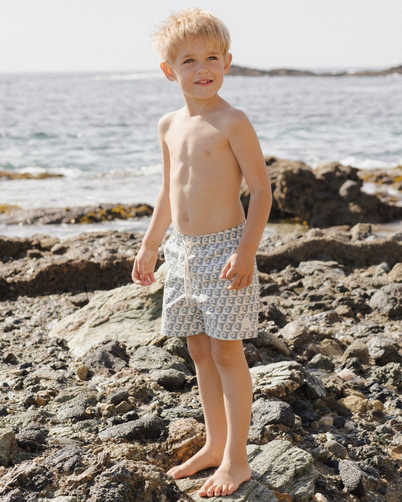Rylee + Cru Boardshort, Ocean Waves - Flying Ryno