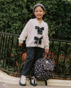 Rylee + Cru Bow Cardigan, Natural - Flying Ryno