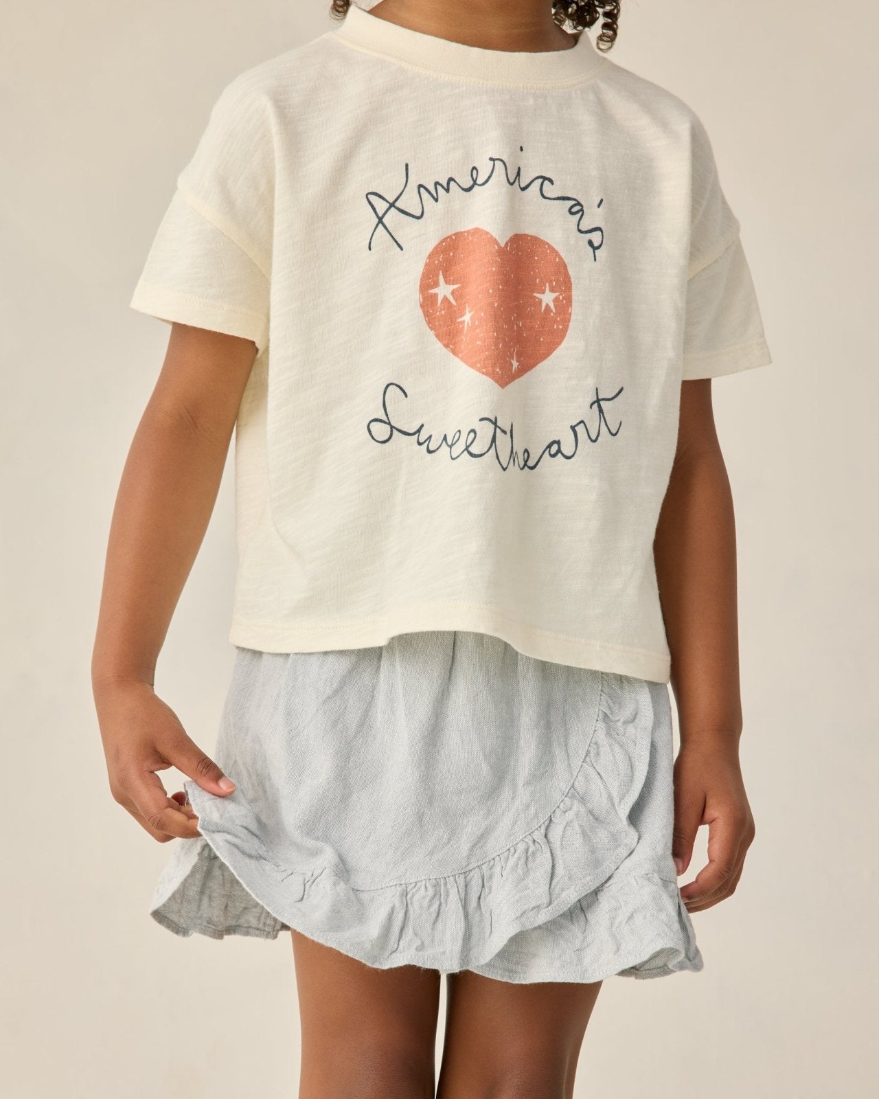 Rylee + Cru Boxy Tee, America's Sweetheart - Flying Ryno