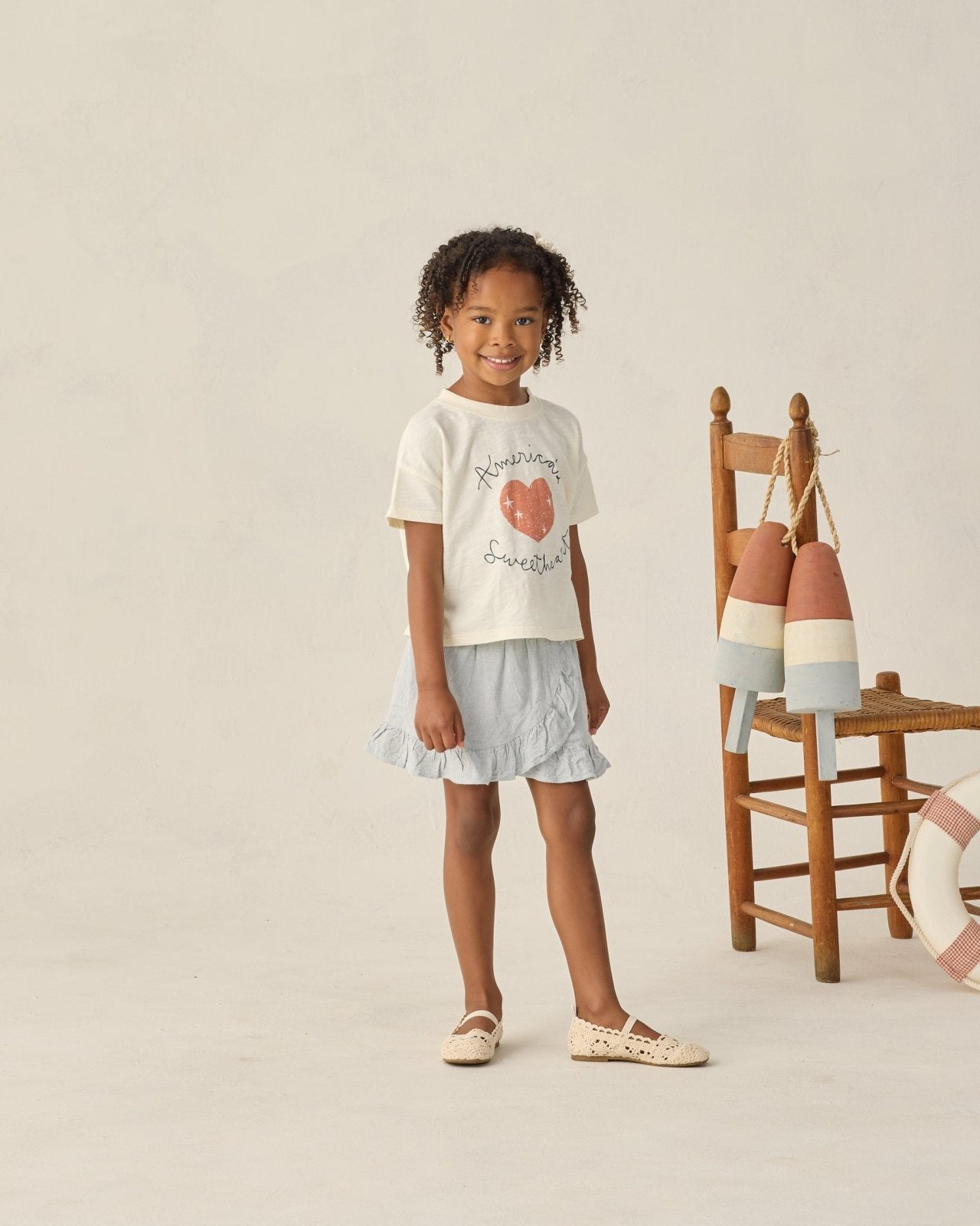 Rylee + Cru Boxy Tee, America's Sweetheart - Flying Ryno