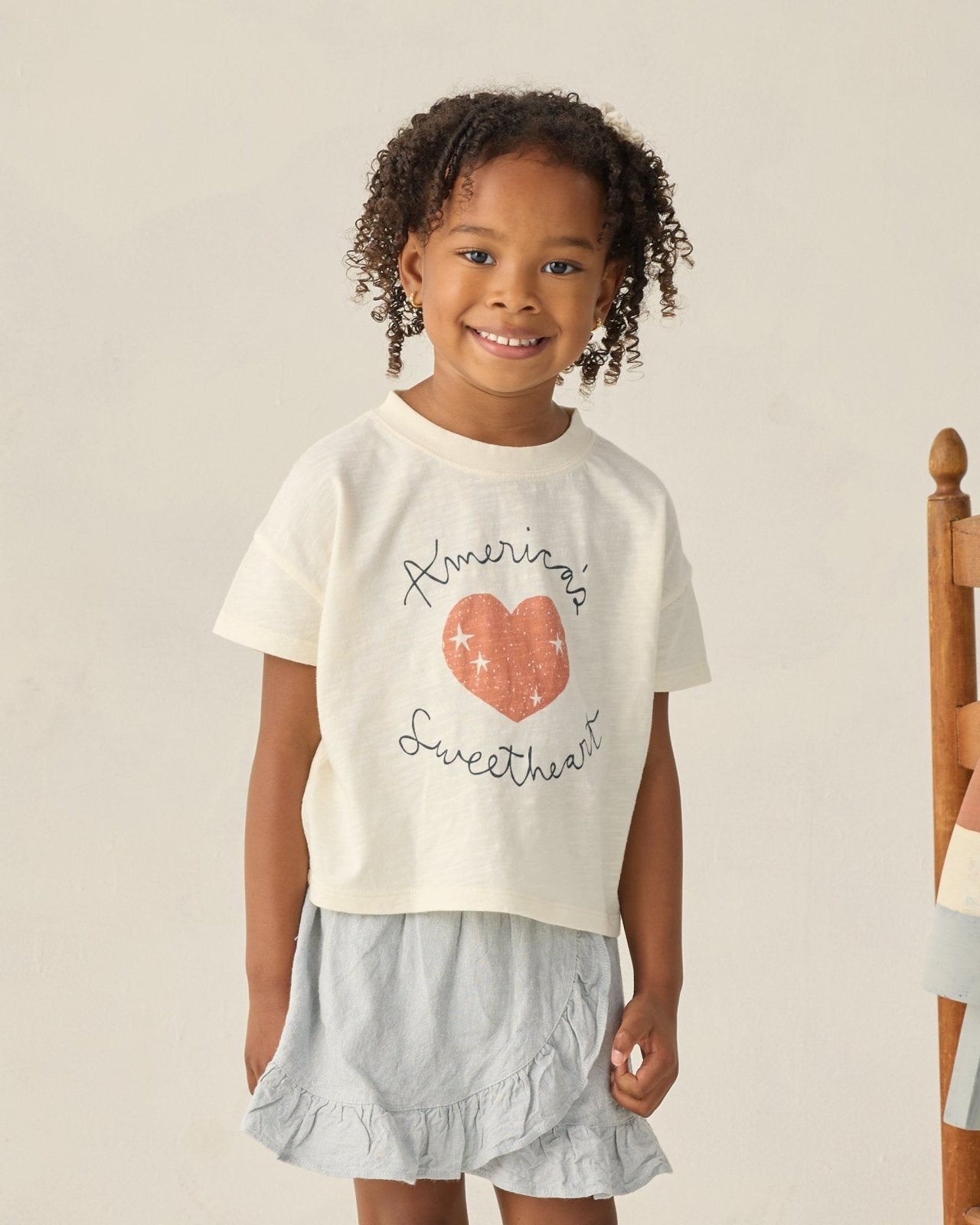 Rylee + Cru Boxy Tee, America's Sweetheart - Flying Ryno