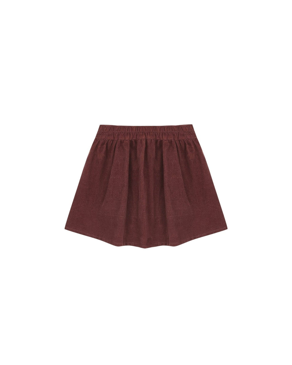 Rylee + Cru Button Front Mini Skirt, Burgundy - Flying Ryno