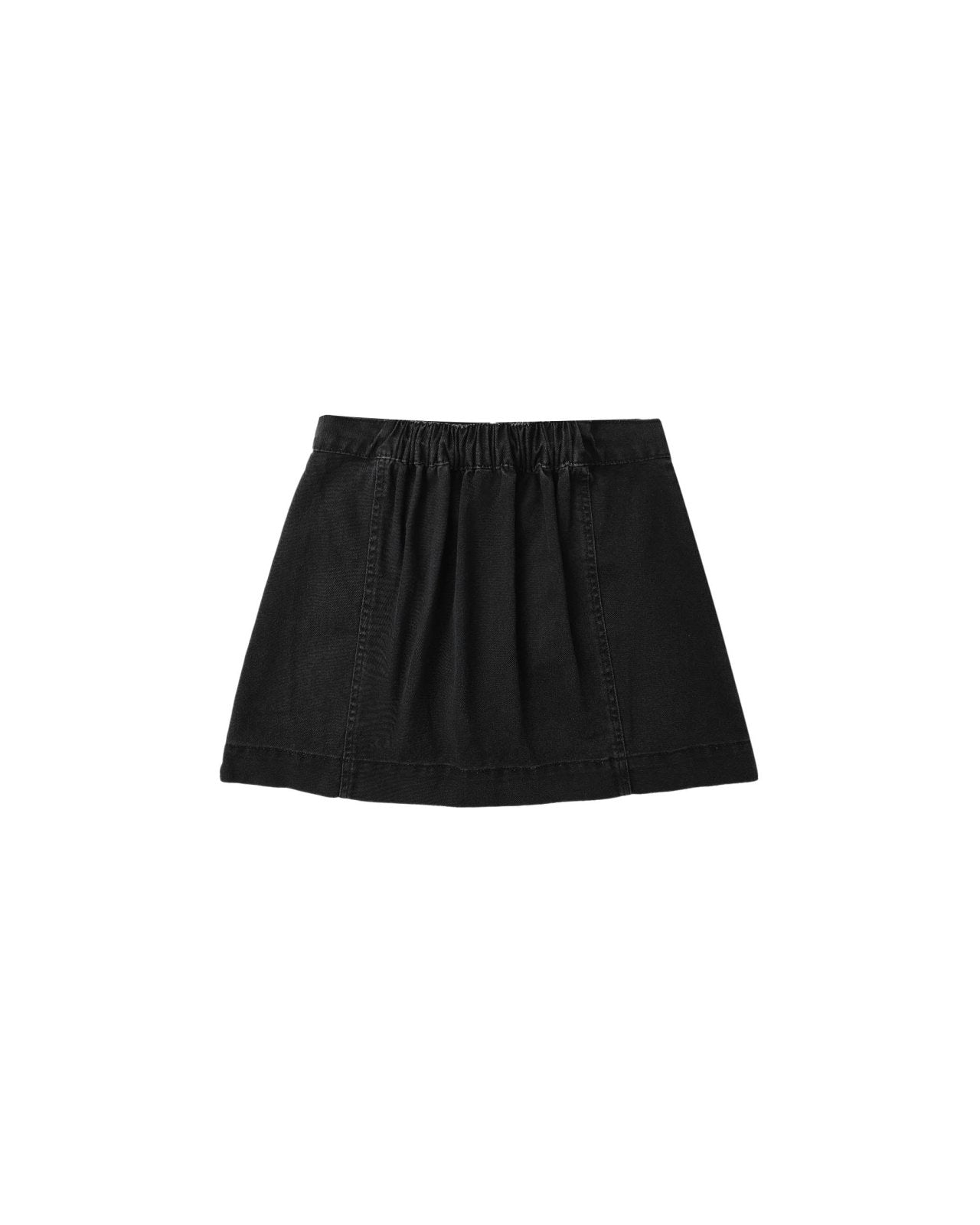 Rylee + Cru Denver Mini Skirt, Washed Black - Flying Ryno