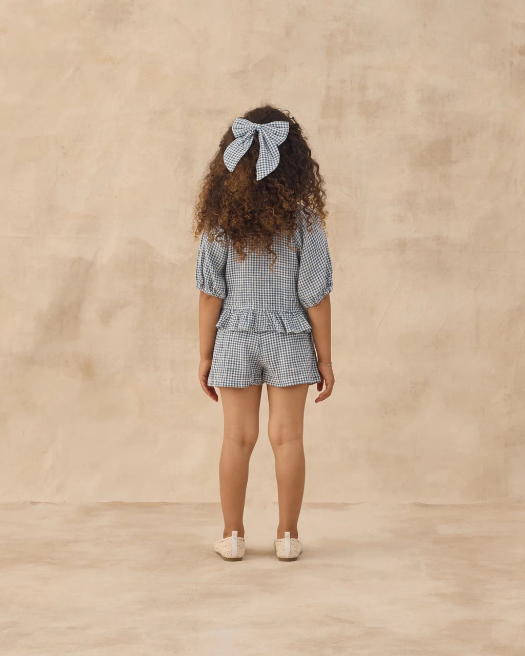 Rylee + Cru Juniper Set, Marine Gingham - Flying Ryno