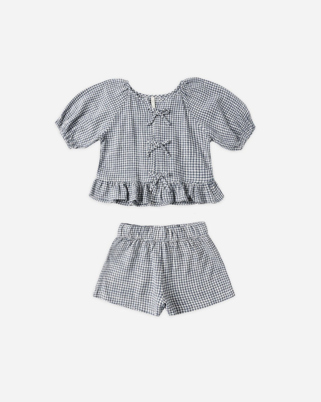 Rylee + Cru Juniper Set, Marine Gingham - Flying Ryno