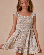 Rylee + Cru Kalina Dress, Garden Grid - Flying Ryno