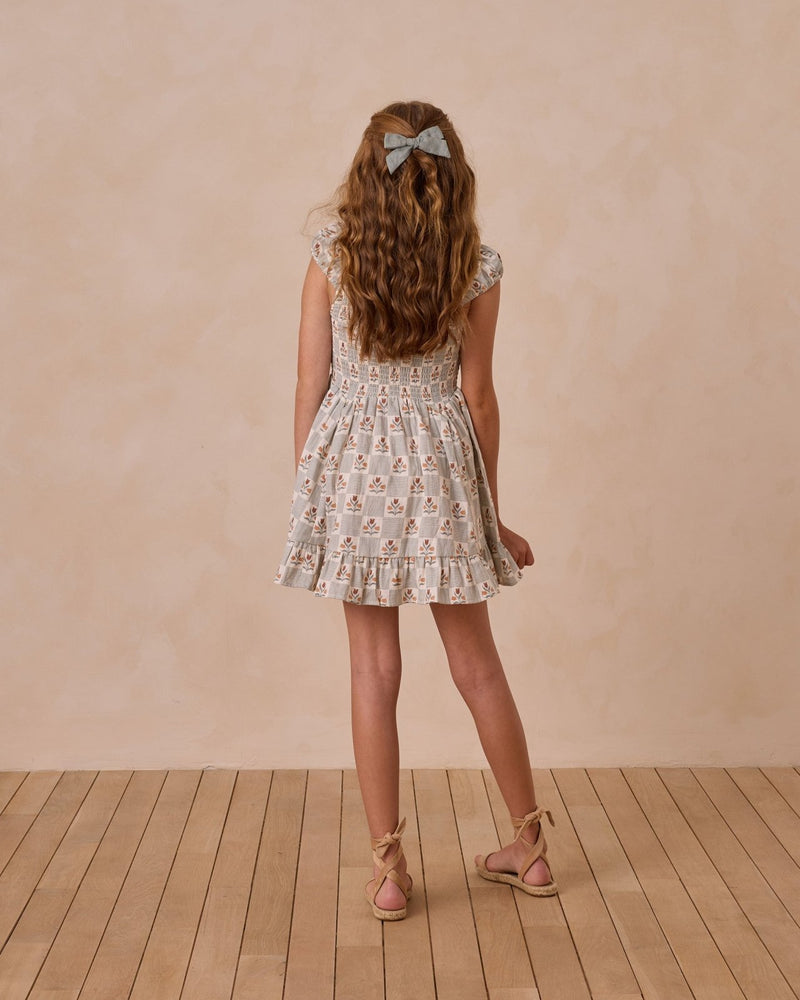 Rylee + Cru Kalina Dress, Garden Grid - Flying Ryno