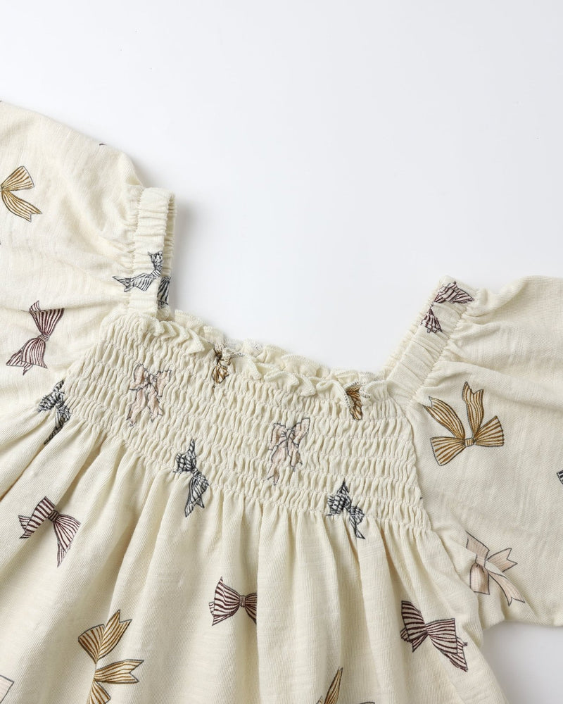 Rylee + Cru Kate Top and Wide Leg Pant Set, Bows - Flying Ryno