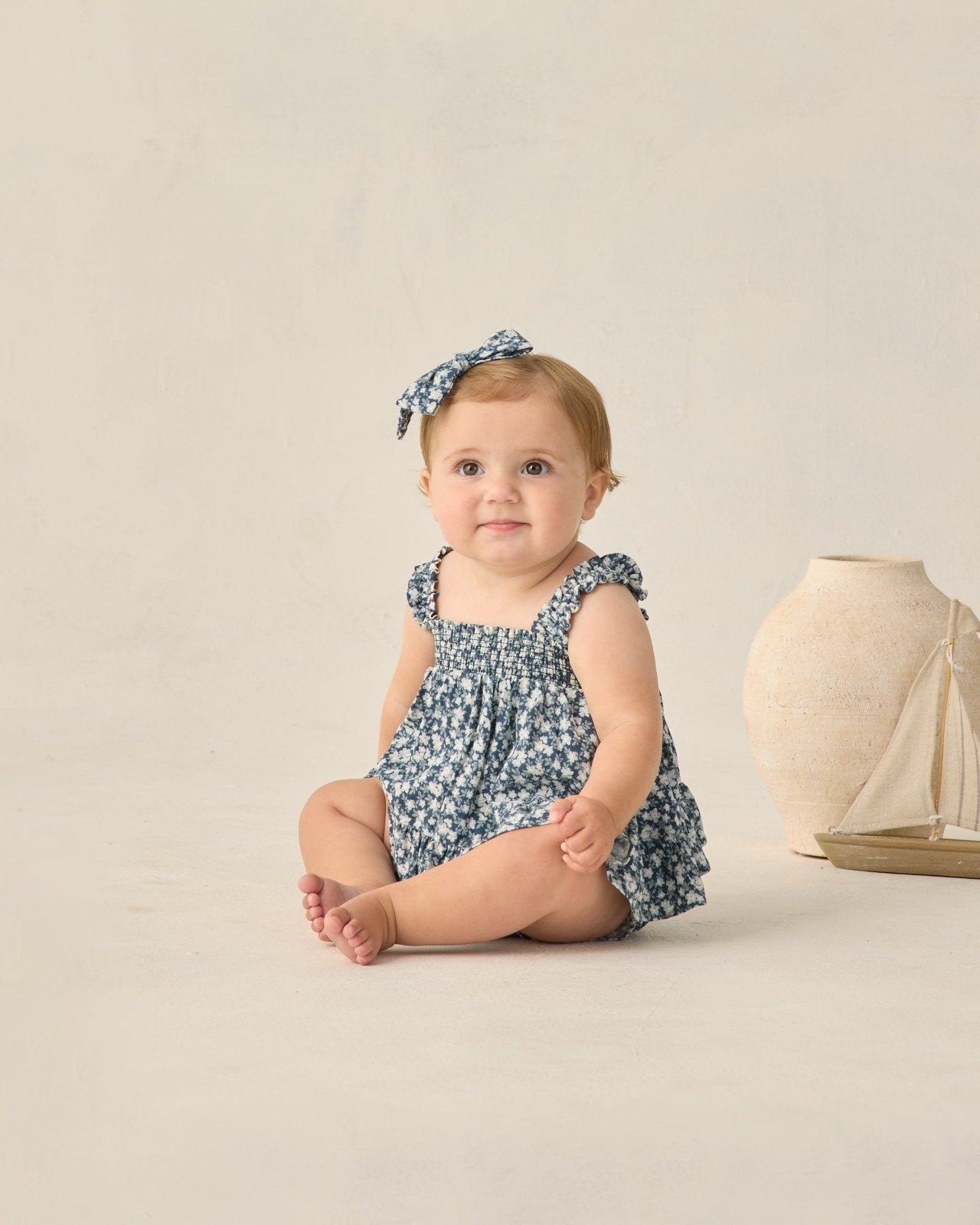 Rylee + Cru Lala Set, Navy Floral - Flying Ryno