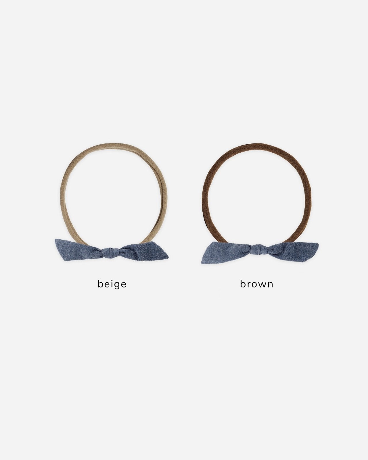 Rylee + Cru Little Knot Headband, Navy - Flying Ryno