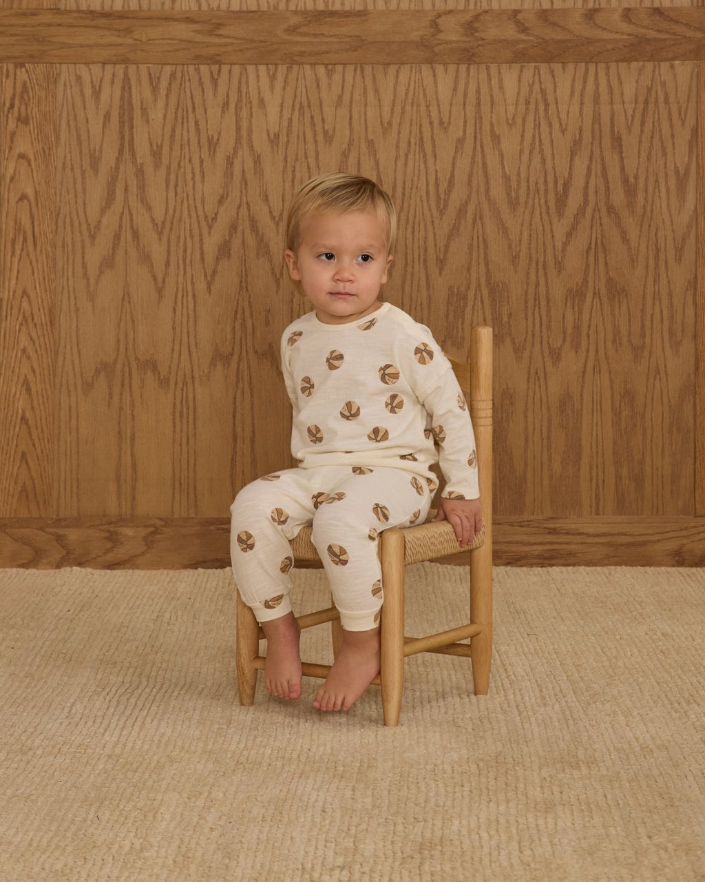 Rylee + Cru Long Sleeve Tee and Pant Set, Basketball - Flying Ryno