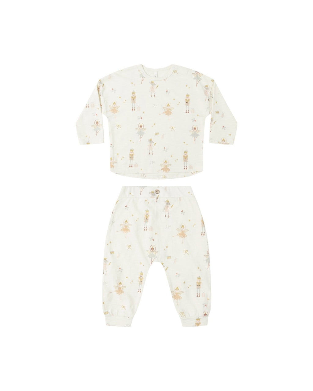 Rylee + Cru Long Sleeve Tee + Pant Set, Nutcracker - Flying Ryno