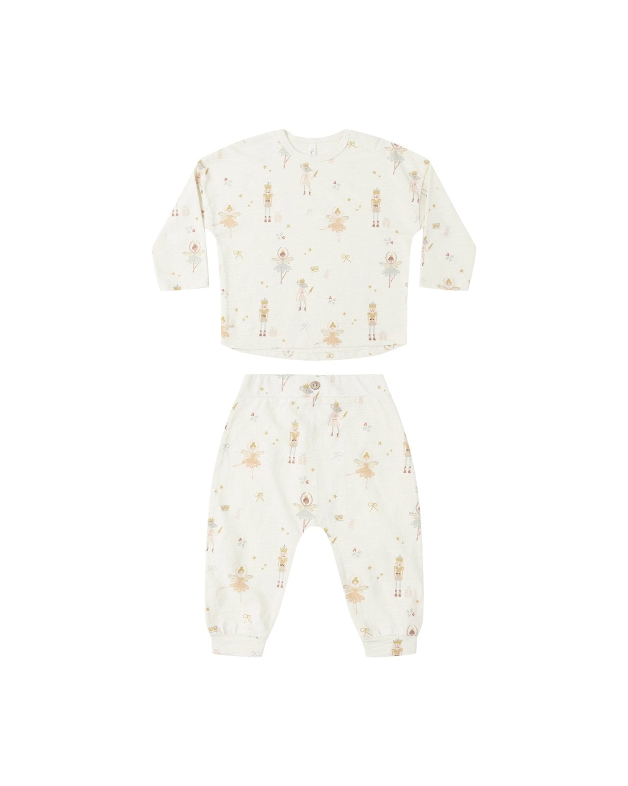 Rylee + Cru Long Sleeve Tee + Pant Set, Nutcracker - Flying Ryno