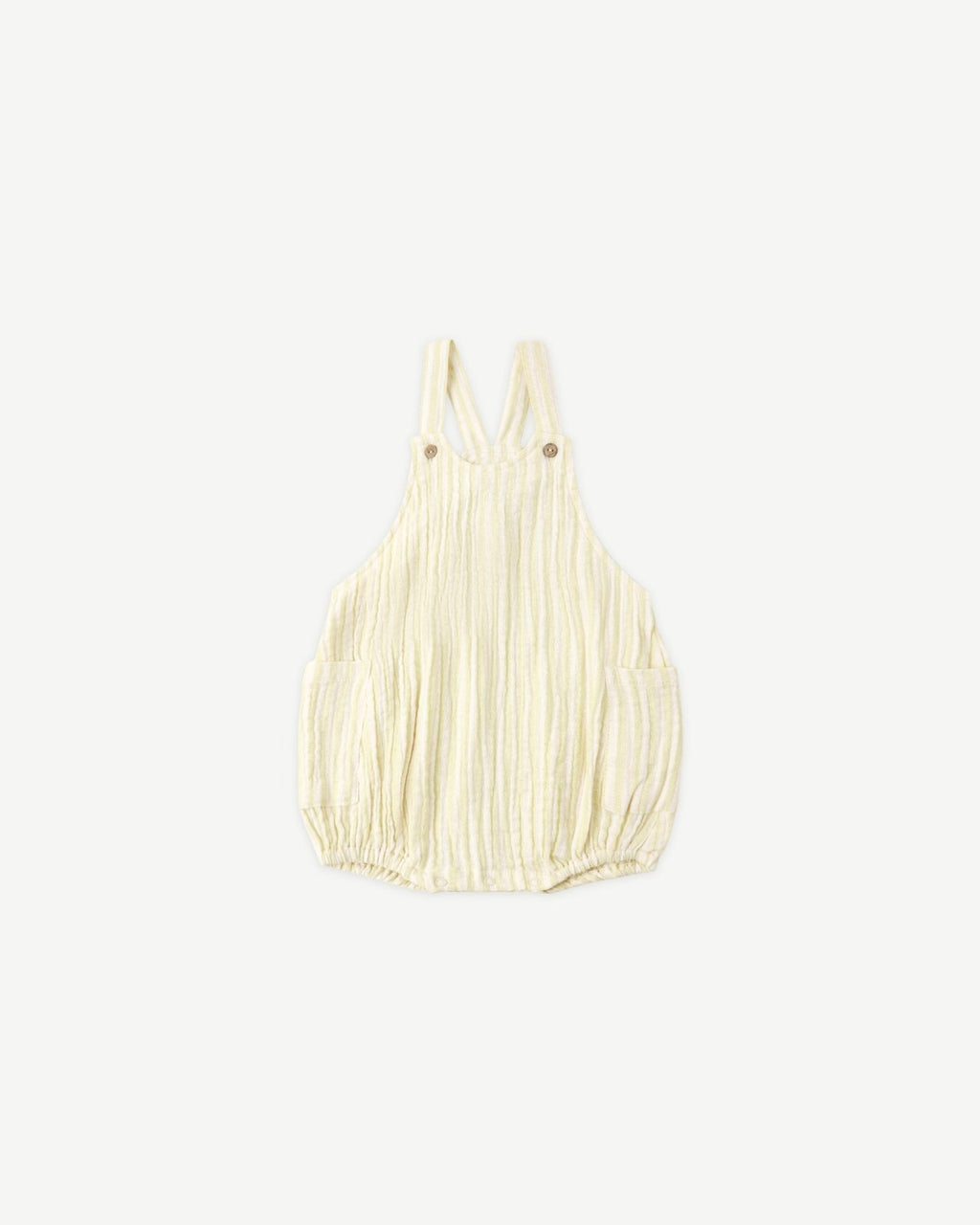 Rylee + Cru Lou Romper, Citron Stripe - Flying Ryno