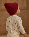 Rylee + Cru Organic Long John Pajamas, Skiers - Flying Ryno