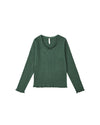 Rylee + Cru Ribbed Long Sleeve and Legging Set, Green - Flying Ryno