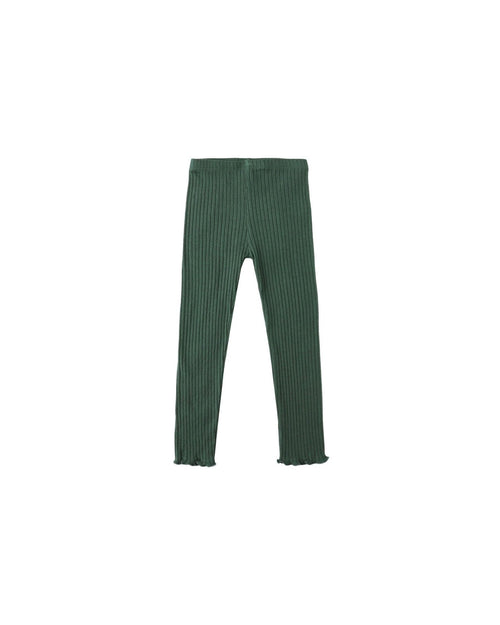 Rylee + Cru Ribbed Long Sleeve and Legging Set, Green - Flying Ryno