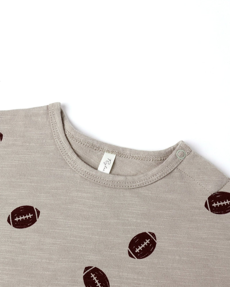 Rylee + Cru Tee and Pant Set, Footballs - Flying Ryno