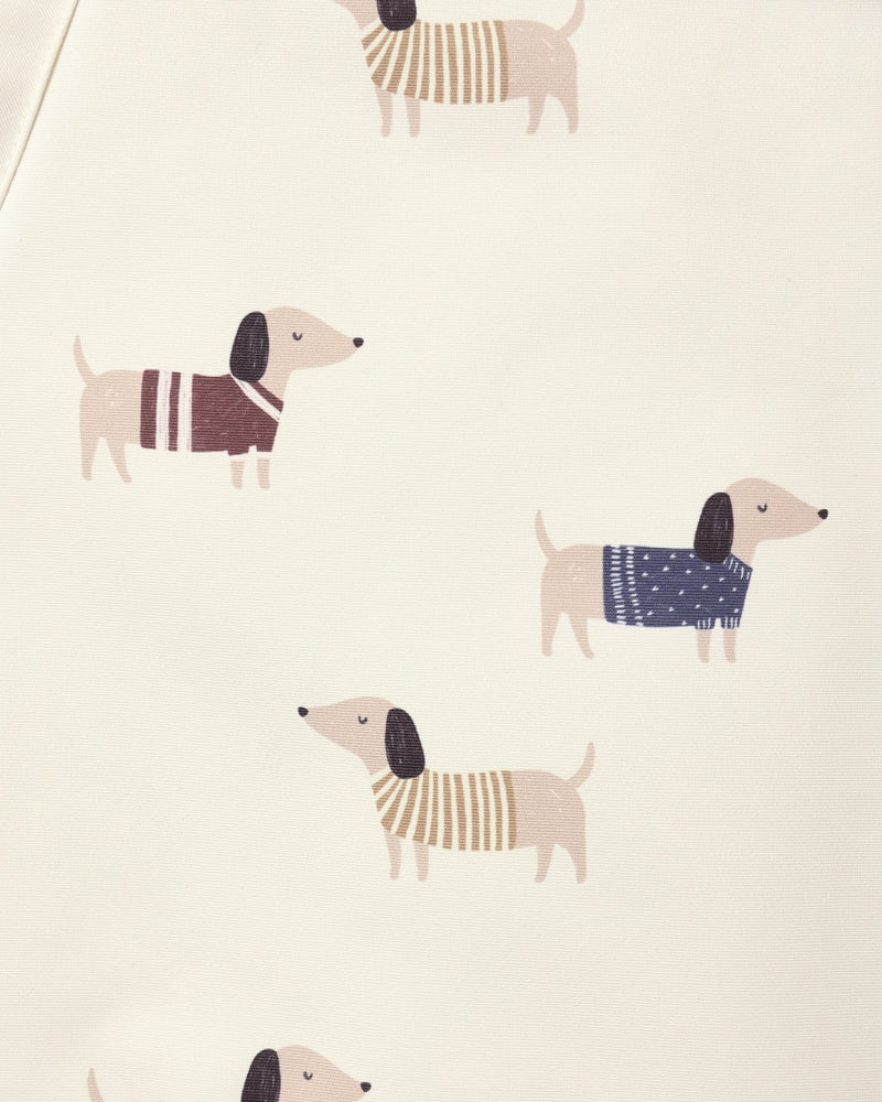 Rylee + Cru Tee Raglan Jumpsuit, Dachshund - Flying Ryno