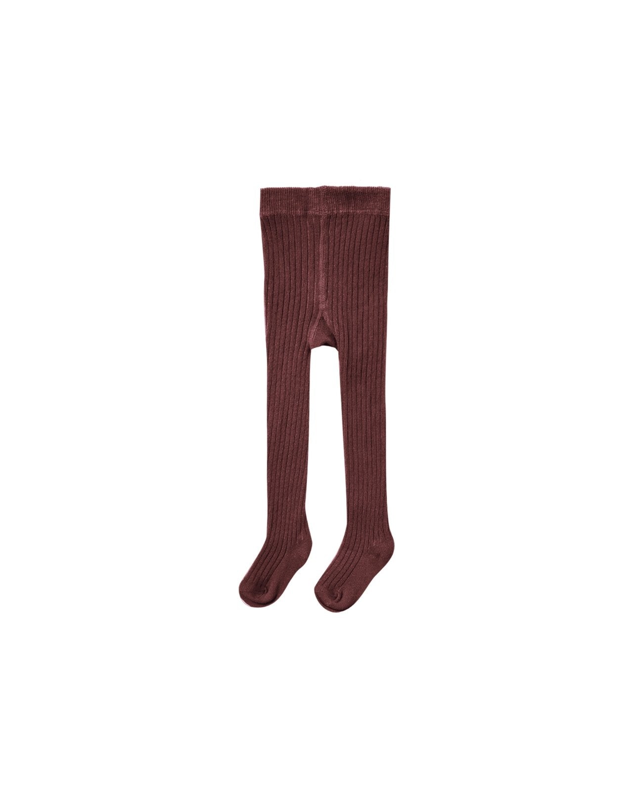 Rylee + Cru Tee Ribbed Tights, Burgundy - Flying Ryno