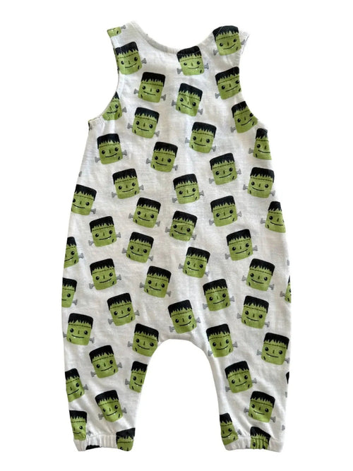 SIIX Collection Halloween Monster / Organic Bay Jumpsuit - Flying Ryno