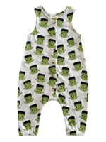 SIIX Collection Halloween Monster / Organic Bay Jumpsuit - Flying Ryno