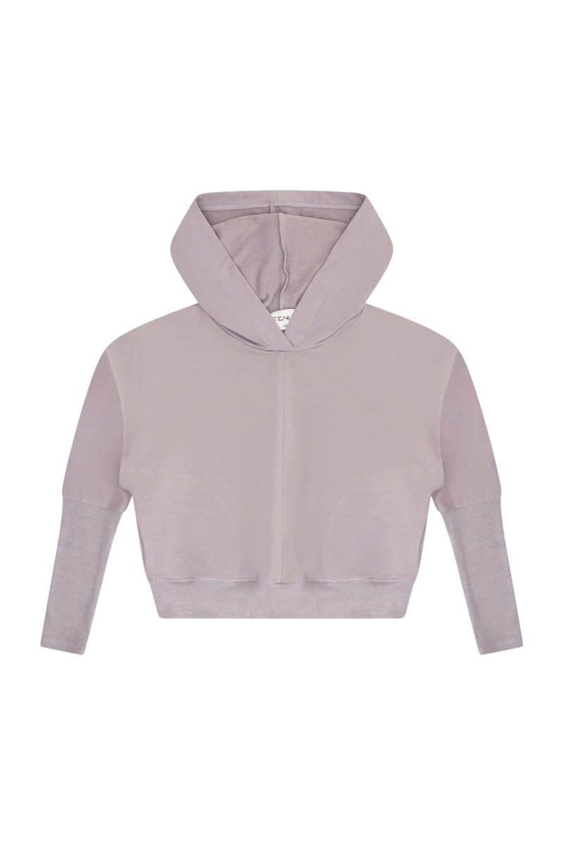 TENLY French Terry Dolman Pocket Hoodie, Cobblestone - Flying Ryno