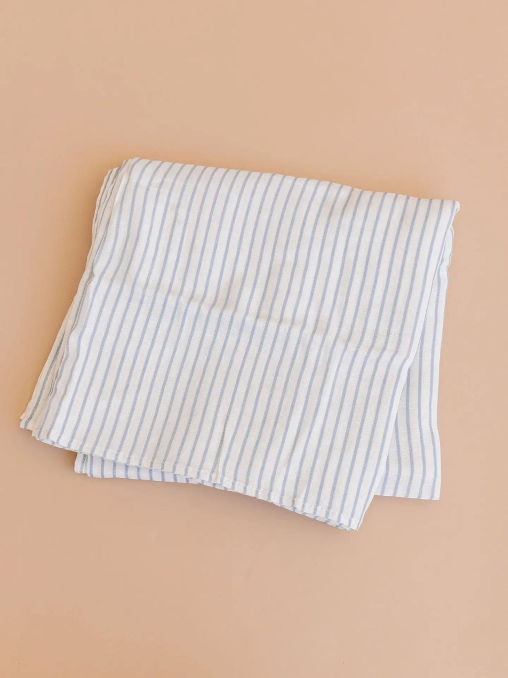 The Blueberry Hill Swaddle Blue Stripe Baby Organic Cotton Muslin Blanket Gift - Flying Ryno