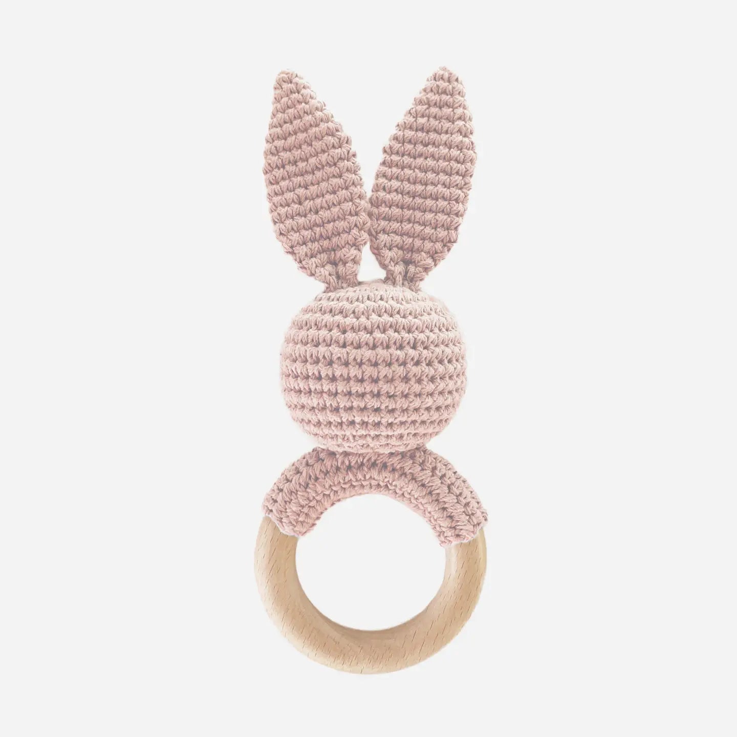 The Blueberry Hill Teether Bunny Pink Rattle Spring Summer Baby Gift - Flying Ryno