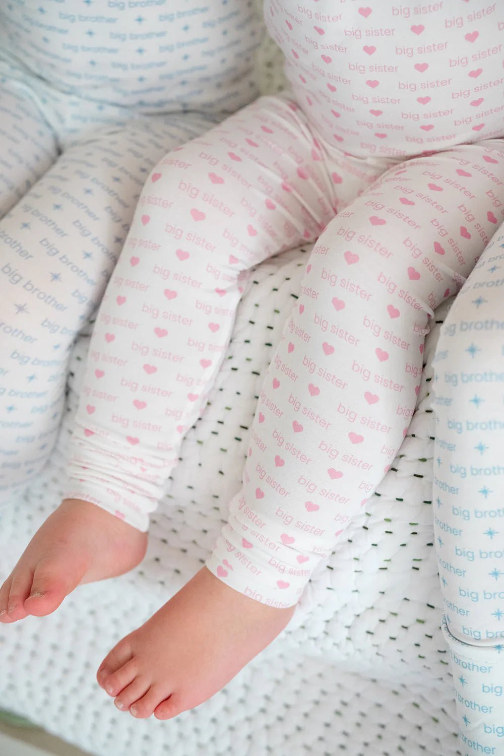 The Uptown Baby 2 Piece Pajama Set, Big Sister - Flying Ryno