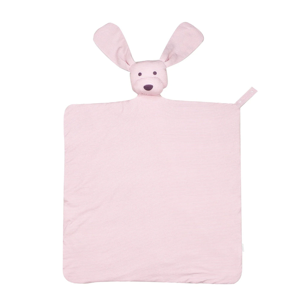 The Uptown Baby Dog Lovey Blanket, Pink Mini-Stripe - Flying Ryno