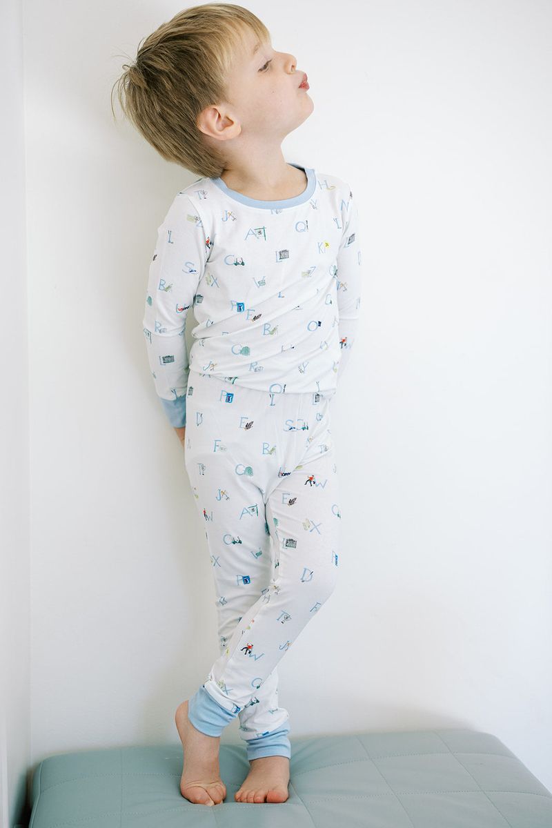 The Uptown Baby Pajama Set 2 Piece - Golf ABC's - Flying Ryno