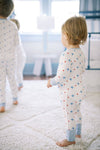 The Uptown Sparkle & Dot Sleep Romper - Flying Ryno