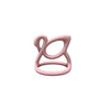Three Hearts 3D Silicone Swan Teether - Flying Ryno