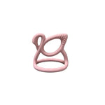 Three Hearts 3D Silicone Swan Teether - Flying Ryno