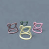 Three Hearts 3D Silicone Swan Teether - Flying Ryno