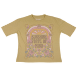 Tiny Whales Cotton Jersey Girls Super Tee Sunshine State - Pollen - Flying Ryno