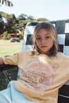 Tiny Whales Cotton Jersey Girls Super Tee Sunshine State - Pollen - Flying Ryno